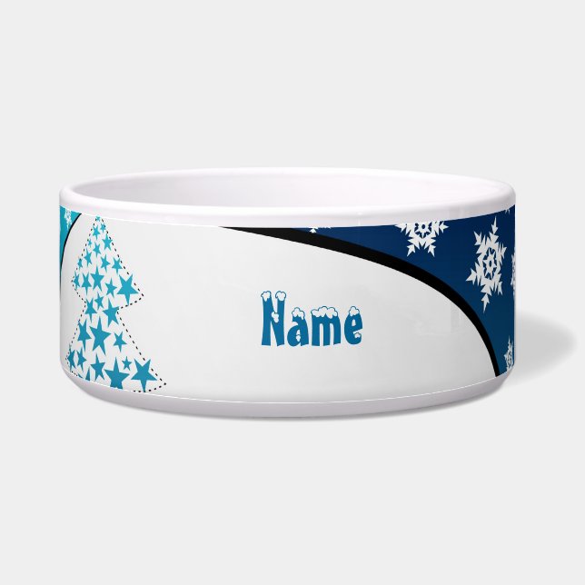 Personalisierter Schneeflocken Napf (Rechts)