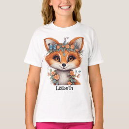 Personalisierter schöner Fuchs T - Shirt: Graceful T-Shirt