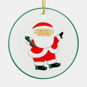 personalisierter Schrei Keramik Ornament