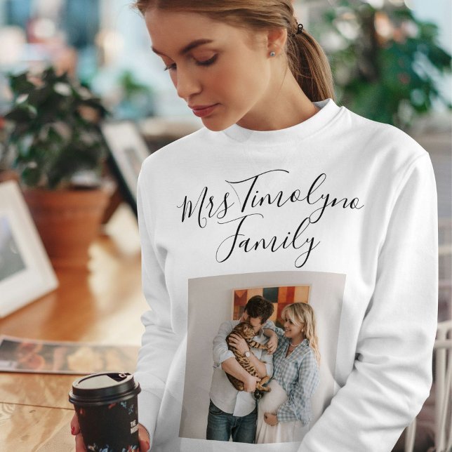 Personalisierter Schriftzug Name Katzenmutter Haus Sweatshirt (Von Creator hochgeladen)