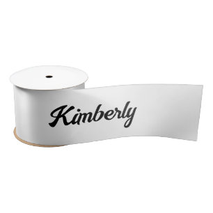 Personalisierter Schriftzug Satinband