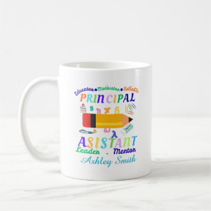 Personalisierter Schulleiter-Assistent Tag des Leh Kaffeetasse