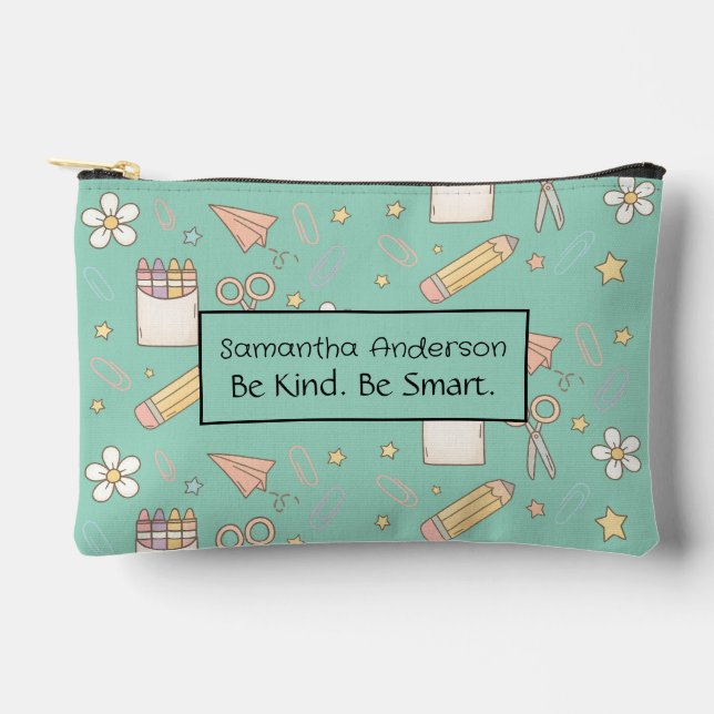 Personalisierter Schulpaket - Kleine Größe Zubehörtasche (Vorderseite)