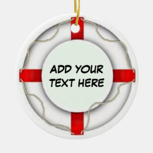 Personalisierter Schutz der Schiffspassage Keramik Ornament