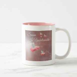 Personalisierter Schwanz Zweifarbige Tasse