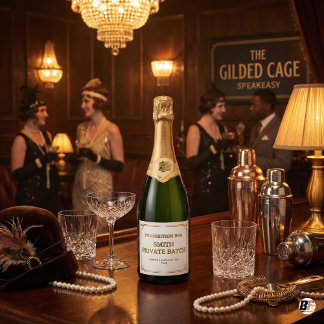 Personalisierter Schwarzbrenner-Speakeasy-Privatsc