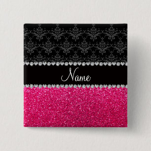 Personalisierter schwarzer button