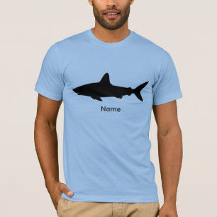 Personalisierter schwimmender Hai T-Shirt