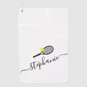 Personalisierter Script Name Tennis Handtuch
