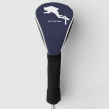 Personalisierter Scuba Diver Golf Head Cover