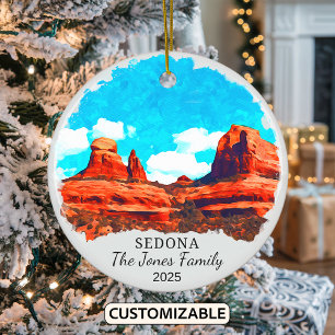 Personalisierter Sedona-Schmuck, Bundesstaat Arizo Keramik Ornament