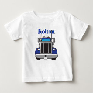 Personalisierter Semi Truck Baby T-shirt