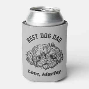 Personalisierter Shih Tzu Maltese Dog Vater Benutz Dosenkühler