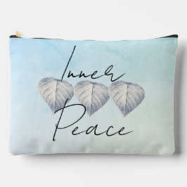 Personalisierter Silberleder Zubehörtasche