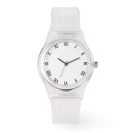 Personalisierter Silikonstreifen frei Armbanduhr