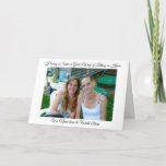 Personalisierter Sister-Support und Dankeschön-Kar Karte<br><div class="desc">Sagen Sie Ihrer Schwester,  dass Sie immer für Sie da sind mit dieser niedlichen personalisierten,  maßgeschneiderten Fotokarte.</div>