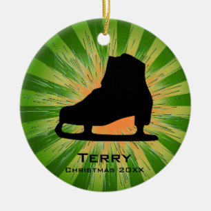 Personalisierter Skate Keramik Ornament