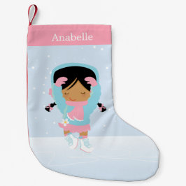 Personalisierter Skater mit niedlicher Kleiner Abb Kleiner Weihnachtsstrumpf