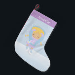 Personalisierter Skater mit niedlicher Kleiner Abb Weihnachtsstrumpf<br><div class="desc">Benutzerdefiniertes Design mit einem niedlichen Kindereis-Skaten-Thema,  das mit dem Monogramm,  dem Initial,  dem Namen oder einem beliebigen Text Ihrer Wahl personalisiert werden kann.</div>