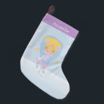 Personalisierter Skater mit niedlicher Kleiner Abb Weihnachtsstrumpf<br><div class="desc">Benutzerdefiniertes Design mit einem niedlichen Kindereis-Skaten-Thema,  das mit dem Monogramm,  dem Initial,  dem Namen oder einem beliebigen Text Ihrer Wahl personalisiert werden kann.</div>