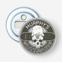 Personalisierter Skater NAME Skull Skateboarding S