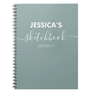 Personalisierter Sketchbook-Individuelle Name von  Notizblock