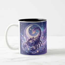 Personalisierter Skorpion-Sternzeichen-Becher Zweifarbige Tasse