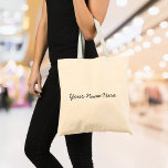 Personalisierter Skriptname Tragetasche<br><div class="desc">Geben Sie Ihren Alltagsbestellungen eine persönliche Touch mit diesem personalisierten Script-Namen Tote-Tasche. Fügen Sie einfach Ihren ausgewählten Text hinzu und beobachten Sie, wie Ihr Stil durch die schlanke Schrift scheint. Egal ob Sie auf dem Markt sind, im Fitnessraum oder einen Tag mit Freunden verbringen möchten, diese Tasche macht eine schicke...</div>