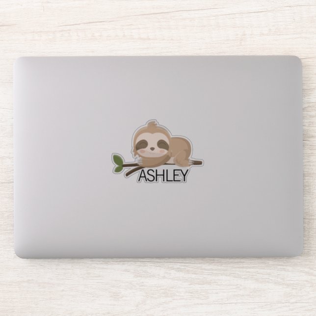 Personalisierter Slotname Laptop Aufkleber (Computer)