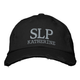 Personalisierter SLP-Sprachpathologe Bestickte Baseballkappe