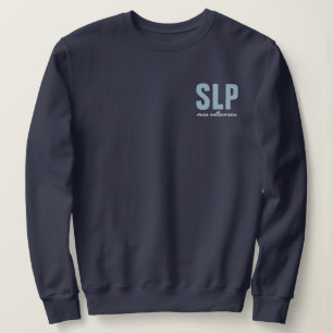 Personalisierter SLP-Sprachpathologe Sweatshirt