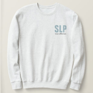 Personalisierter SLP-Sprachpathologe Sweatshirt