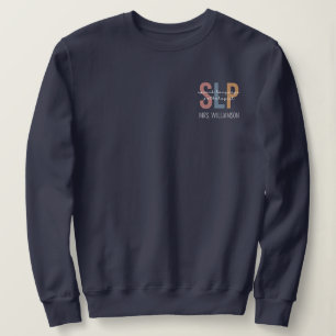 Personalisierter SLP-Sprachpathologe Sweatshirt