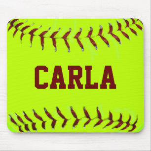 Personalisierter Softball Mousepad