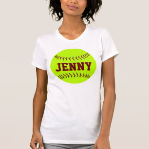 Personalisierter Softball-T - Shirt