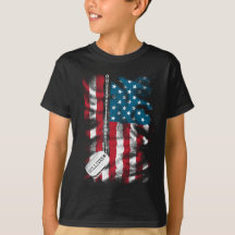 Personalisierter Soldat Hund Tags USA Flagge