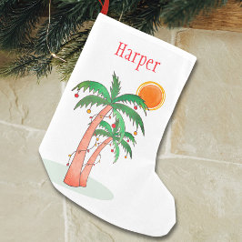 Personalisierter Sommer Weihnachten Strumpf Kleiner Weihnachtsstrumpf