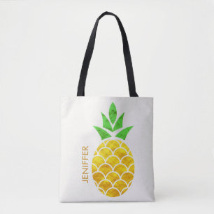 Personalisierter Sommerfoil Goldene Ananas 