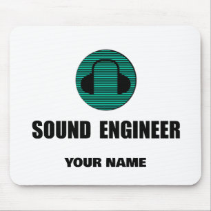 Personalisierter Sound Engineer Tontechnik Mousepad