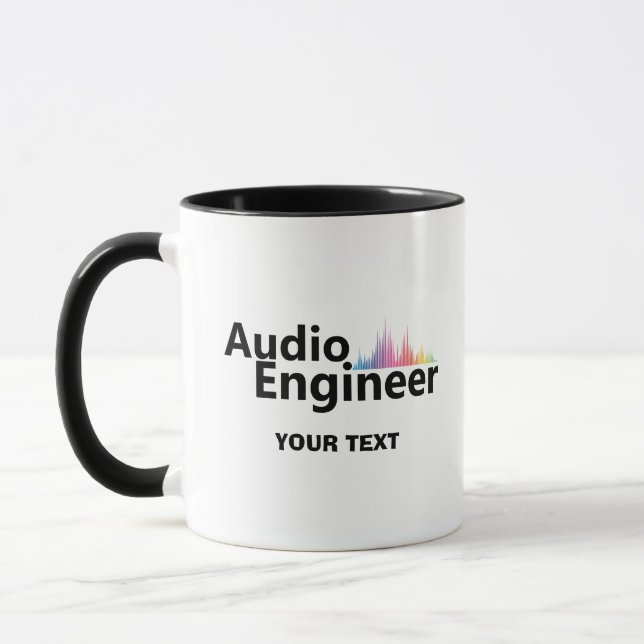 Personalisierter Sound Engineer Tontechnik Tasse (Links)