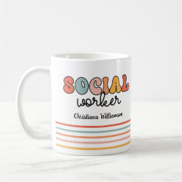 Personalisierter Sozialarbeiter Kaffeetasse