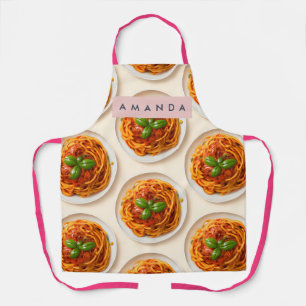 Personalisierter Spaghetti-Schüssel Foodie Schürze
