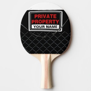 Personalisierter Spaß Cool einzigartig *Großes G Tischtennis Schläger