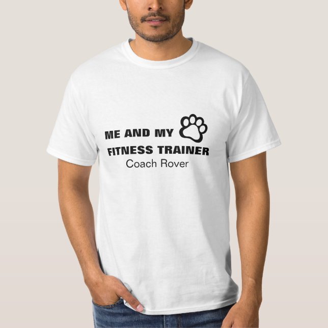 Personalisierter Spaß Hund Lover T - Shirt (Vorderseite)