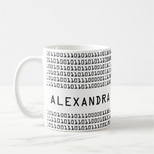 Personalisierter Spaß und cooles binäres Tasse