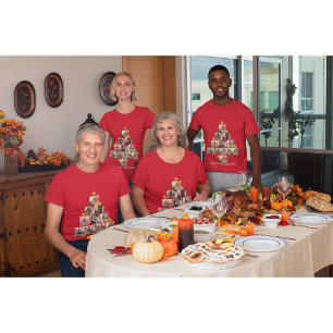 Personalisierter Spaß Weihnachten 11. FotoCollage T-Shirt