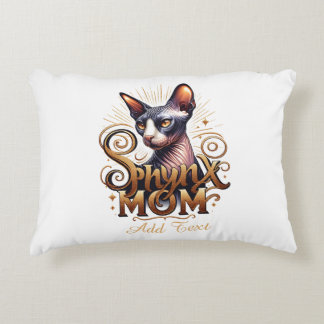 Personalisierter Sphynx Cat Mama Muttertag Dekokissen