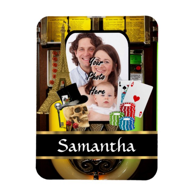 Personalisierter Spieler Magnet (Vertikal)