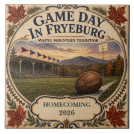 Personalisierter Spieltag in Fryeburg, Maine für A Fliese