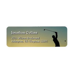 Personalisierter Sport des Golf- 
